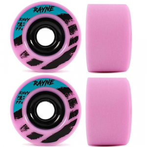 Rayne 70mm 77a Envy Longboard Wheels pink